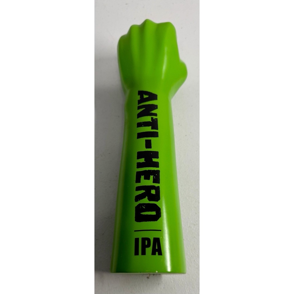 Revolution Brewing Anti-Hero IPA Green Fist 11" Tap Handle - Picture 3 of 5
